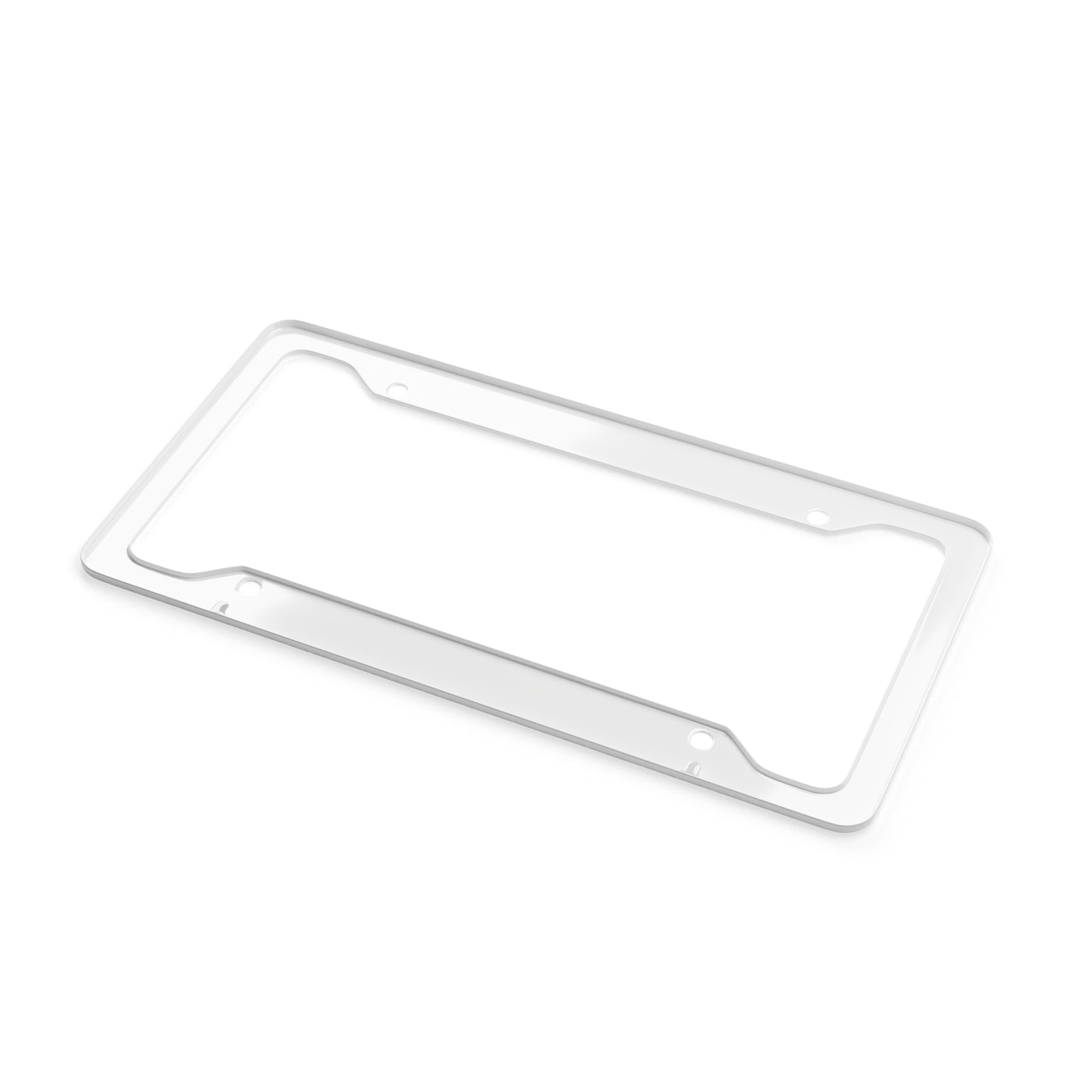 Back view of the 'Call on Jesus & Be Saved" Christian license plate frame