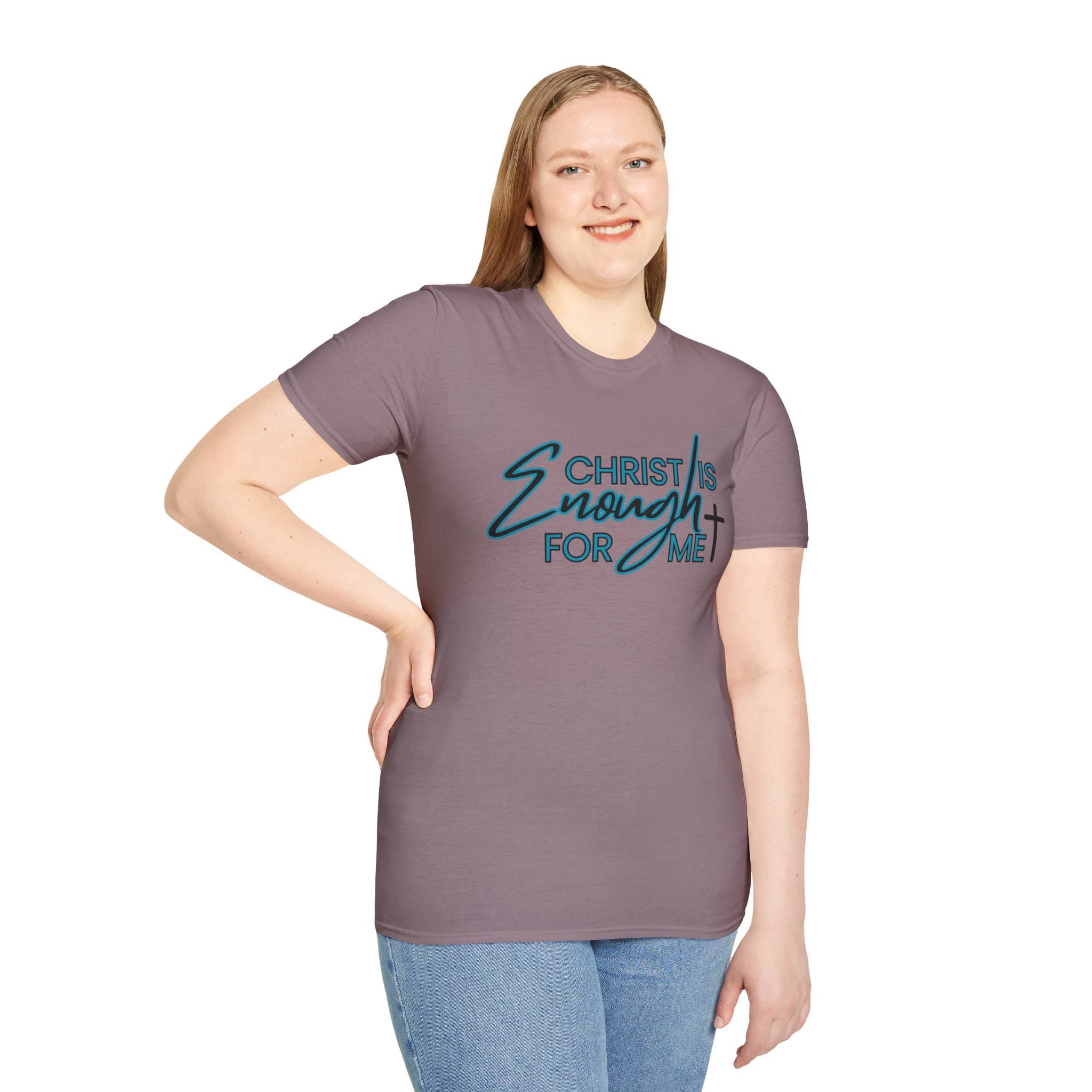 Christ is Enough - women's t-shirt in paragon
