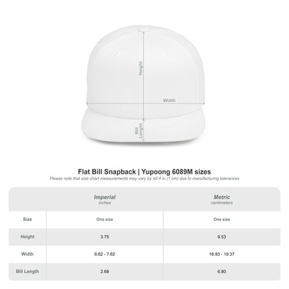 Christian snapback hat in white with flat bill and adjustable fit for everyday wear