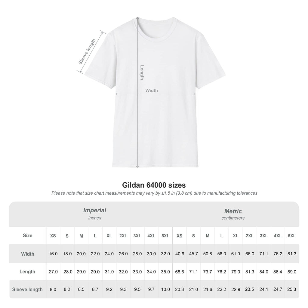 Junior Girls Psalm 150:6 T-Shirt in White, front view with size chart for Gildan 64000