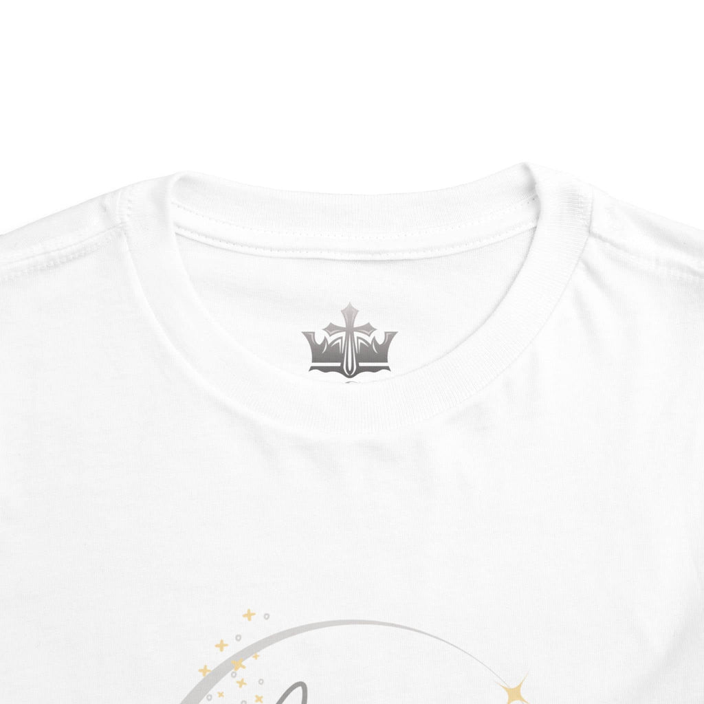 White girls scripture tee from Logos featuring a simple round neckline and soft fabric for comfort