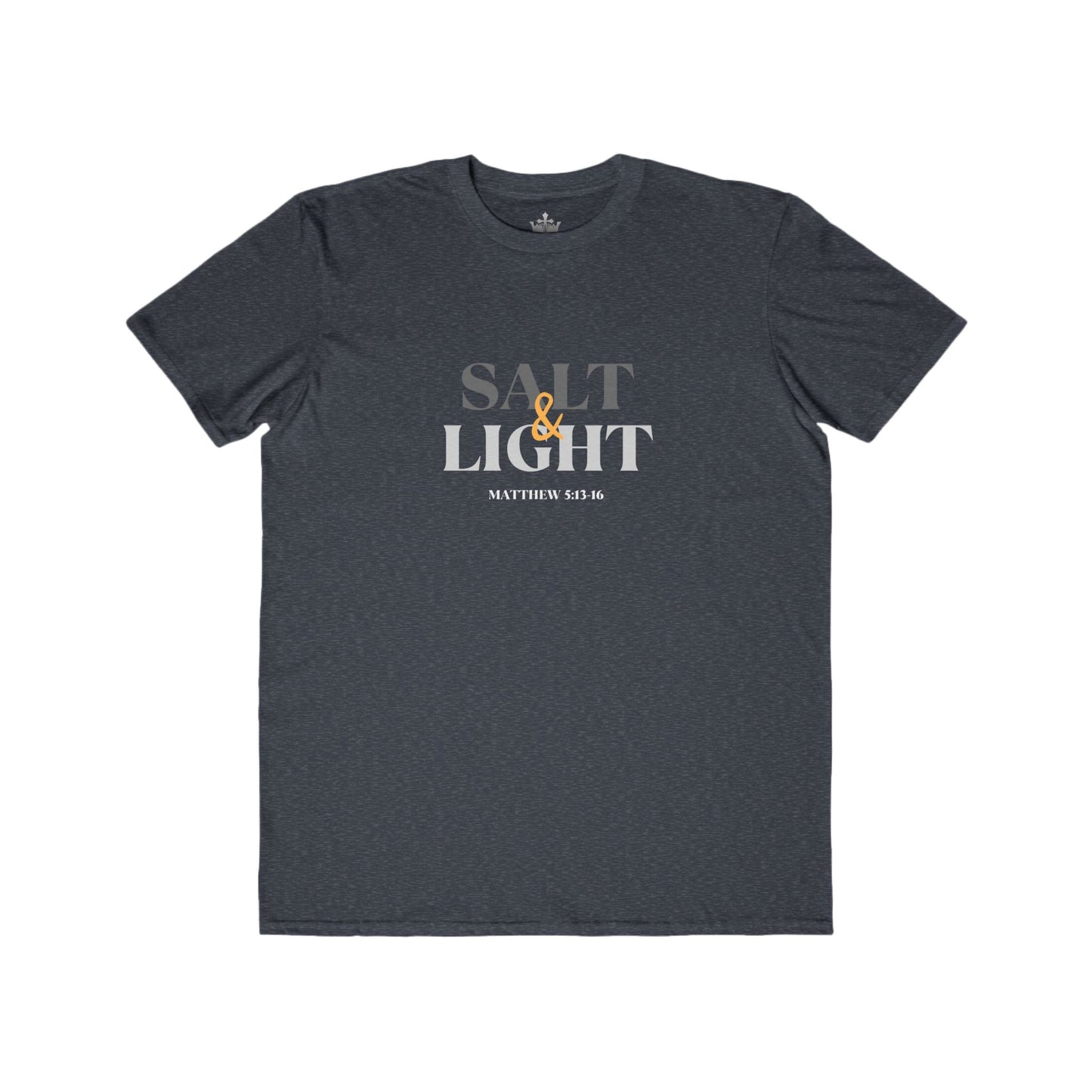 Salt and Light scripture t-shirt featuring a stylish design with Matthew 5:16
