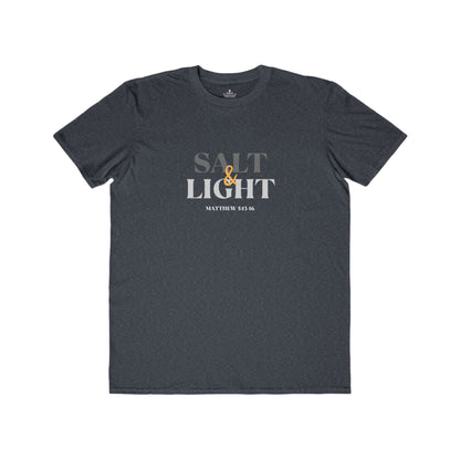Salt and Light scripture t-shirt featuring a stylish design with Matthew 5:16