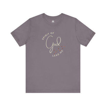 Storm Spirit Lead Me shirt with Spirit of God text and minimalist design