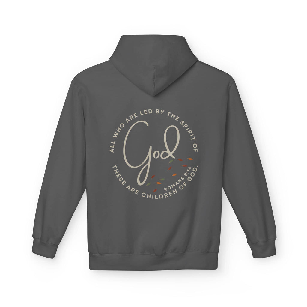 Spirit of God Lead Me sweatshirt features inspirational text on the back in a stylish design